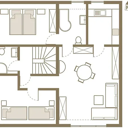 Daire Reetdachhaus Webstube Foehr Fuer 3 Pers Und 1 Haustier *